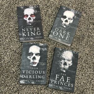 The Never King 4 book dark romance series by Nikki St Crowe